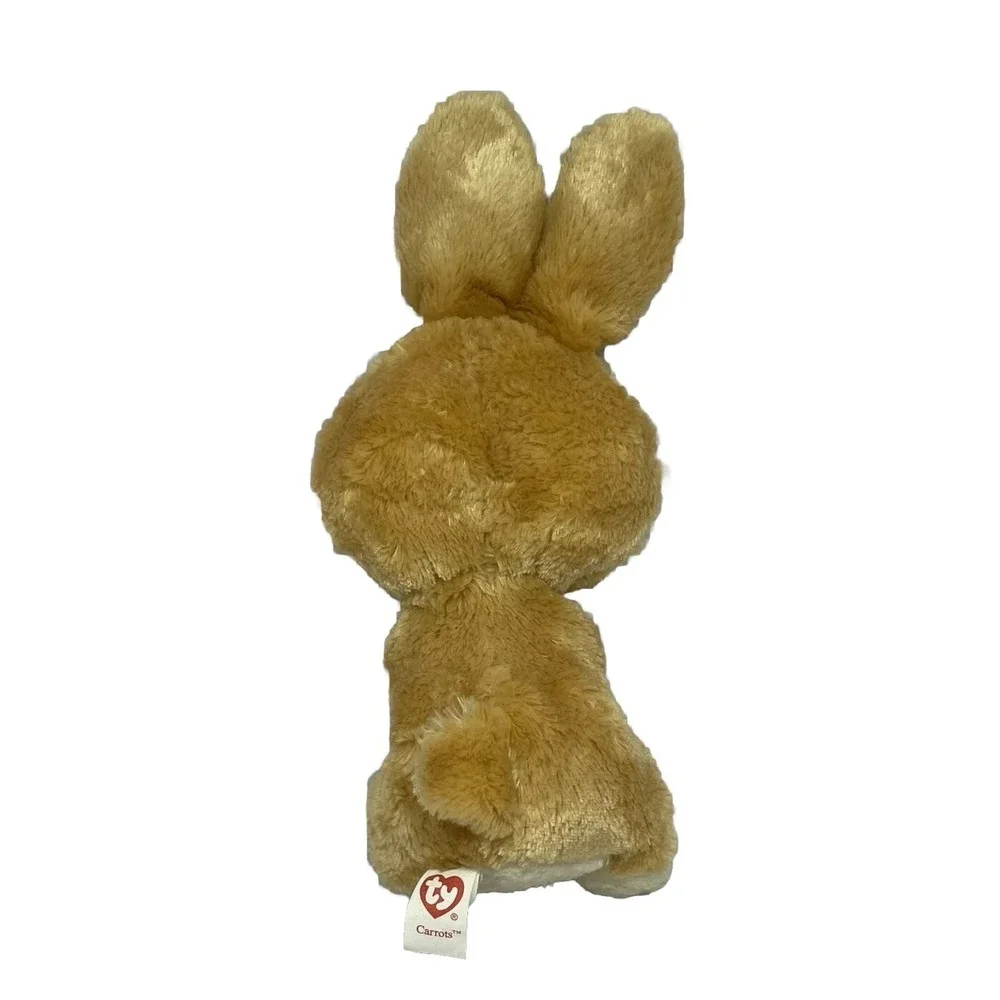 Ty Wide Eye‎ Bunny Carrots Plush Pink Sparkling Eyes